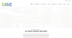 Desktop Screenshot of inoutparcel.com